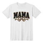 Leopard Mama Bow Graphic Shirt Gift
