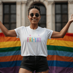 Happy Fri-Yay Colorful Graphic Tee