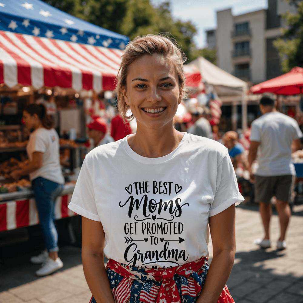 The Best Mom Grandma Gift Tee Shirt