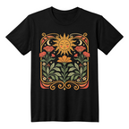 Celestial Floral Garden Graphic Tee