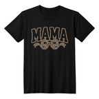 Leopard Mama Bow Graphic Shirt Gift