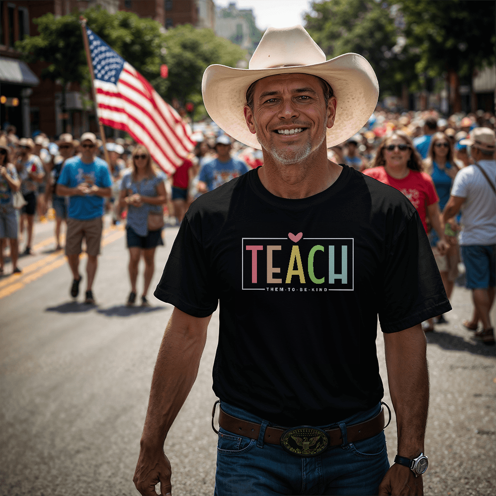Teach Kindness Teacher Graphic Tee