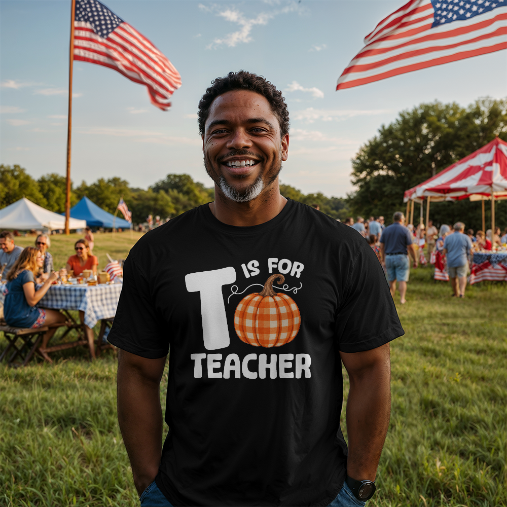 Pumpkin Teacher Autumn T-Shirt