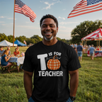 Pumpkin Teacher Autumn T-Shirt