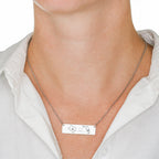 Horizontal Bar Necklace Gift