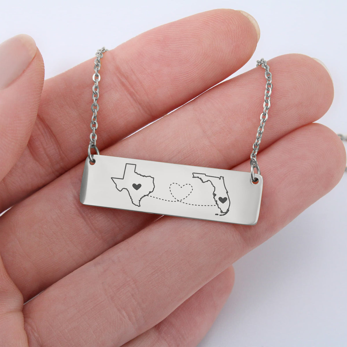 Horizontal Bar Necklace Gift