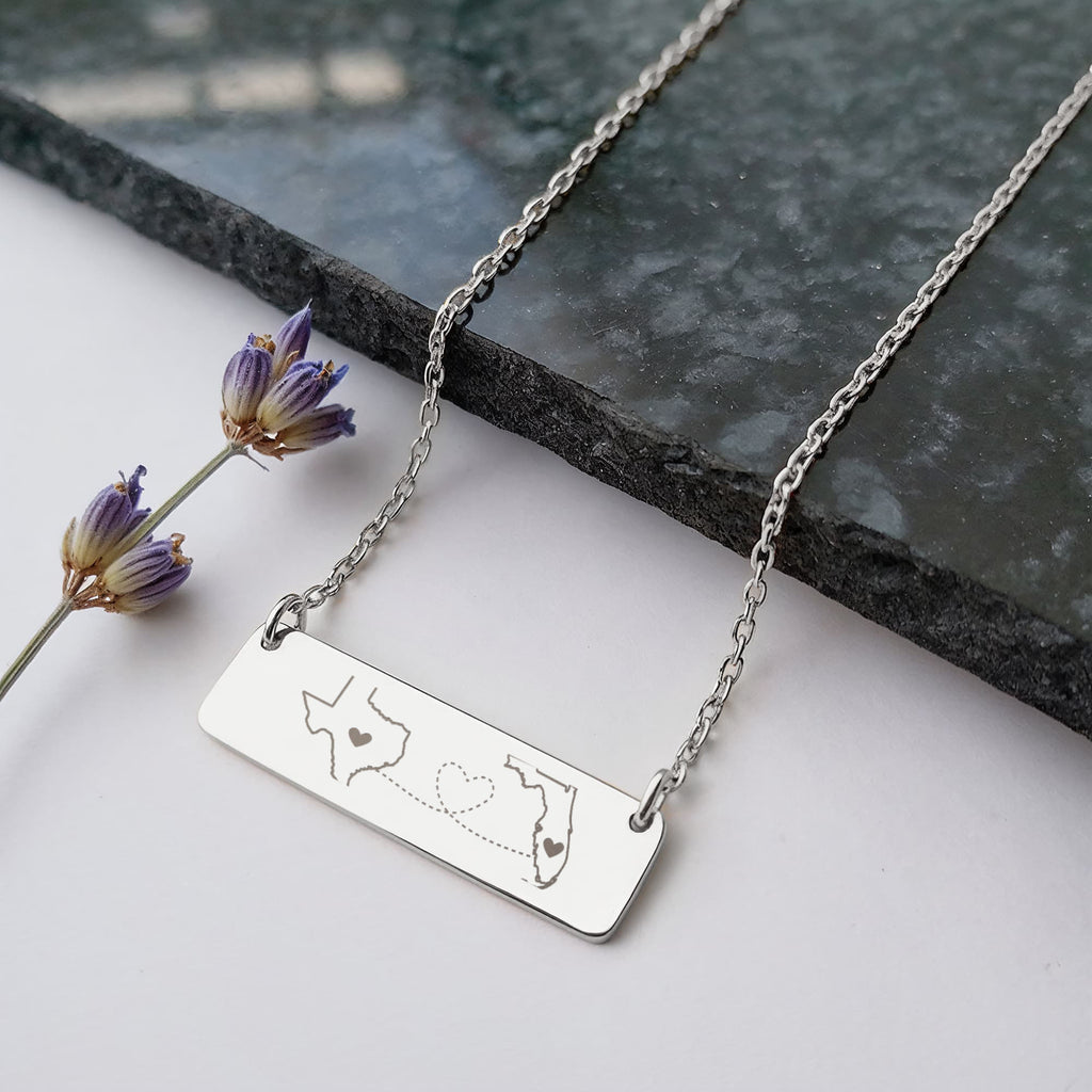 Horizontal Bar Necklace Gift