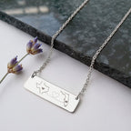 Horizontal Bar Necklace Gift