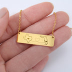 Horizontal Bar Necklace Gift
