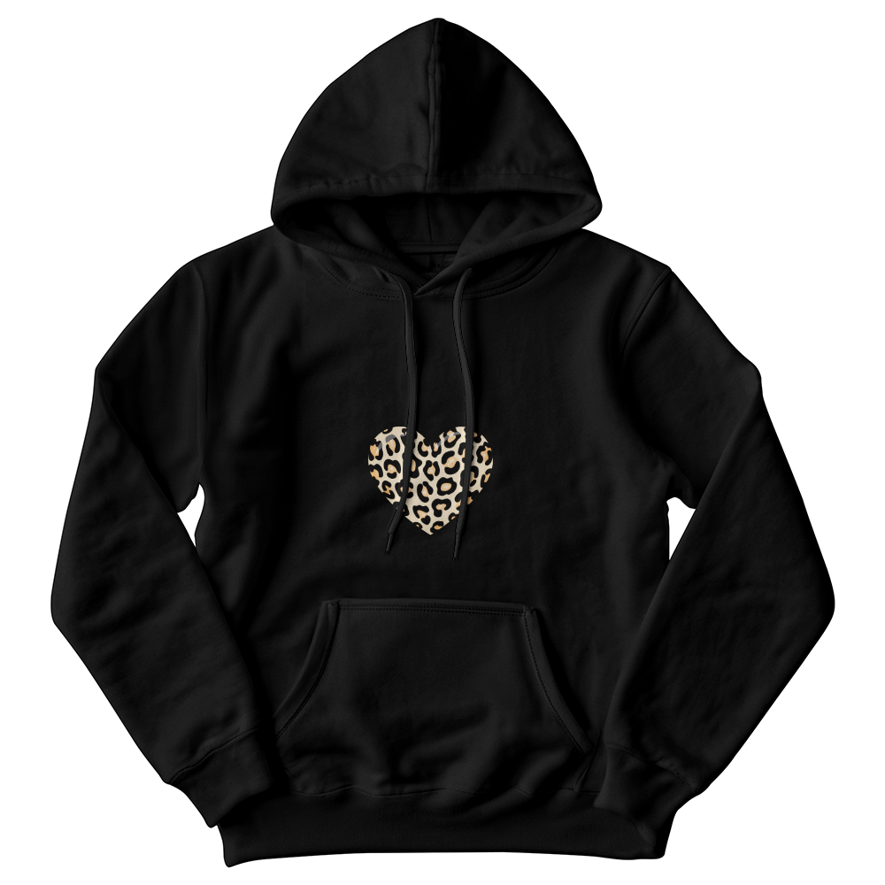 Mama Leopard Heart Mom Gift Hoodies