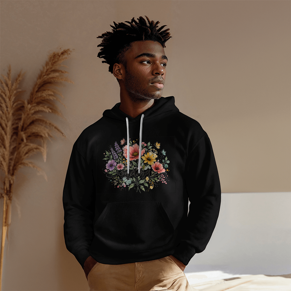 Floral Mama Hoodie, Mom Gift