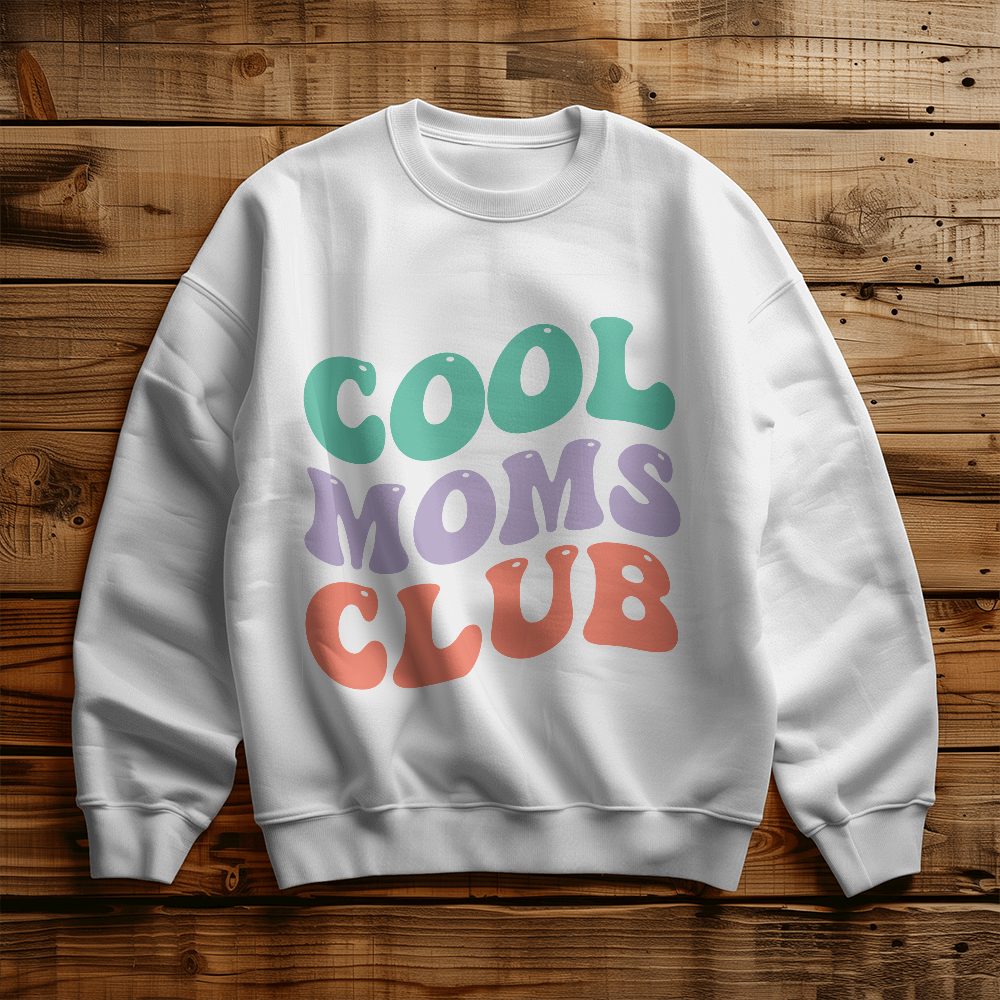Cool Moms Club Retro Mom Sweatshirt