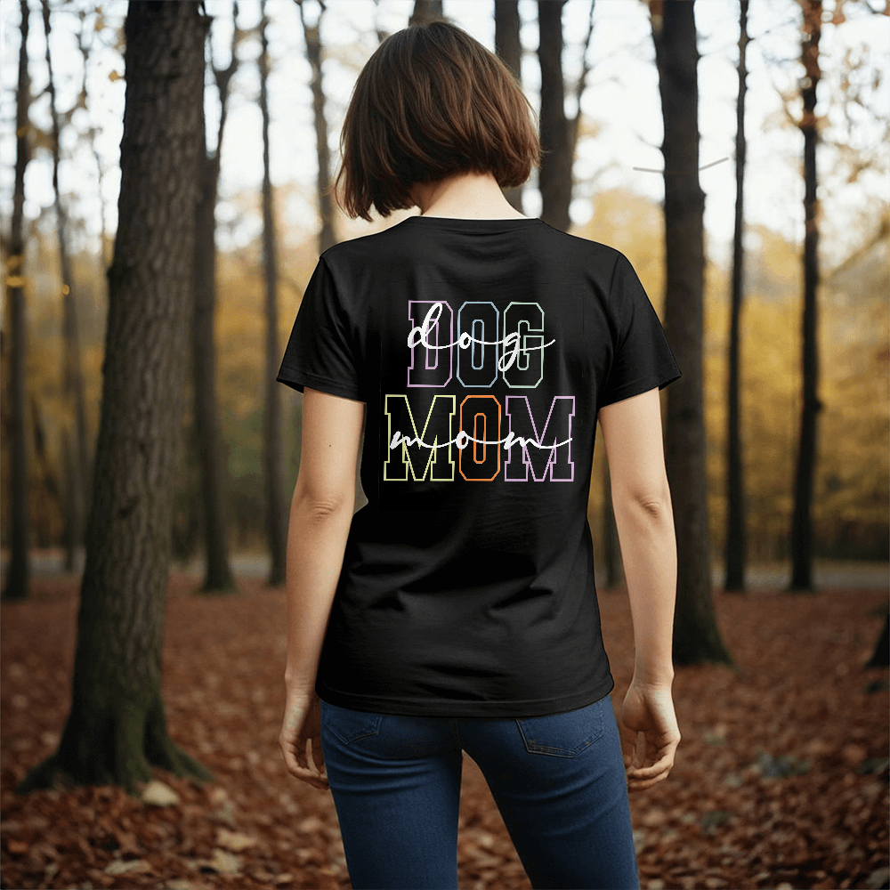Dog Mom Club Colorful T-Shirt Gifts