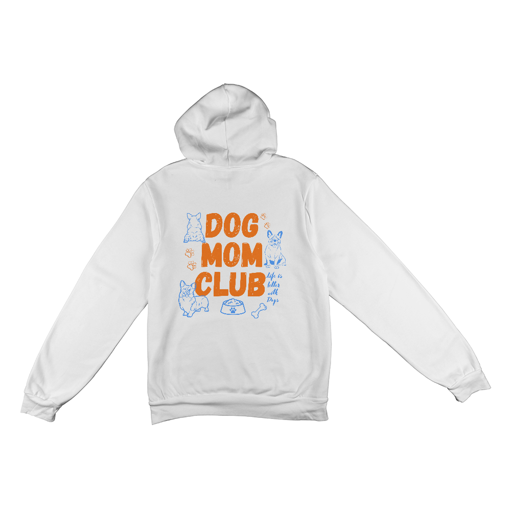 Dog Mom Club Hoodie for Dog Lovers