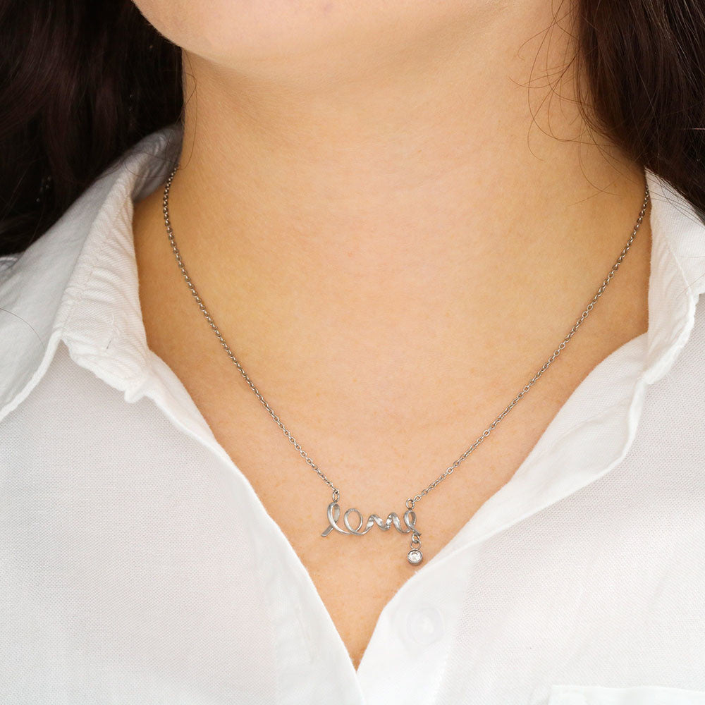Dad to Daughter Love Necklace Gifts