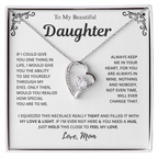 Mom to Daughter Love Necklace