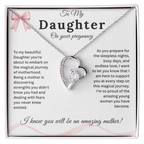 Daughter Pregnancy Gift Necklace