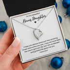 Bonus Daughter Necklace Gifts
