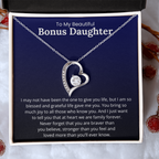 Bonus Daughter Necklace Loving Gift