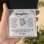 Mom to Daughter Love Necklace