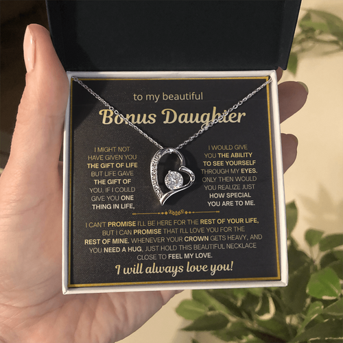 Bonus Daughter Gift Necklace