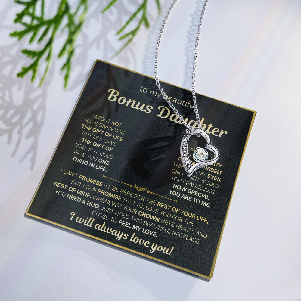 Bonus Daughter Gift Necklace