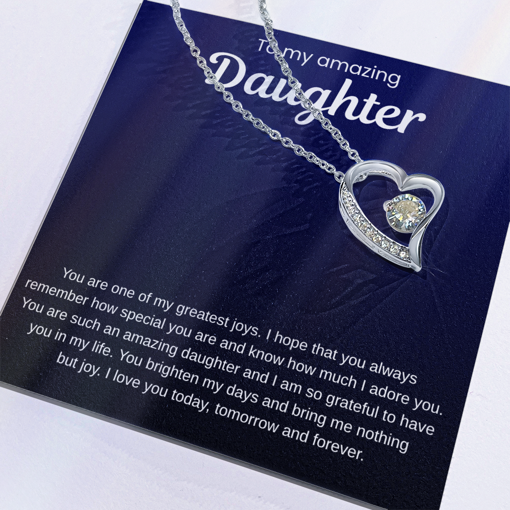 Amazing Daughter  Gift Necklace