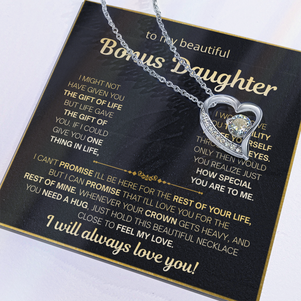 Bonus Daughter Gift Necklace