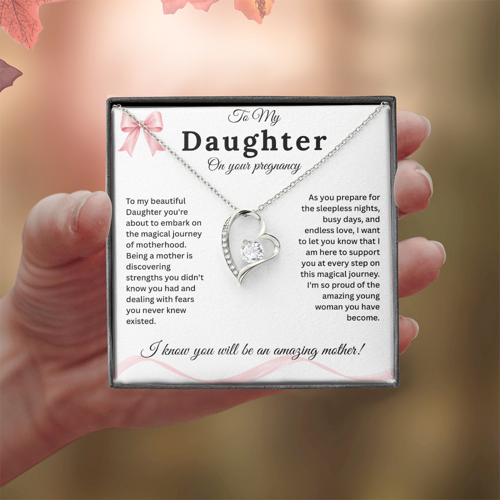 Daughter Pregnancy Gift Necklace