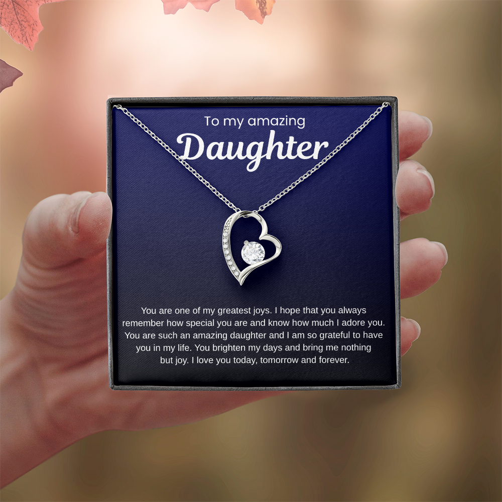 Amazing Daughter  Gift Necklace