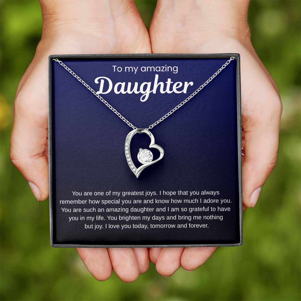 Amazing Daughter  Gift Necklace