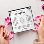 Mom to Daughter Love Necklace