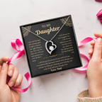 Dad To Daughter Love Necklace Gifts