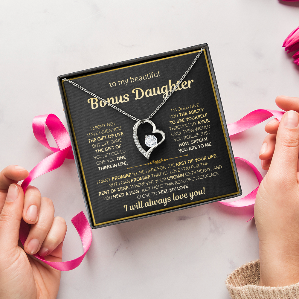 Bonus Daughter Gift Necklace