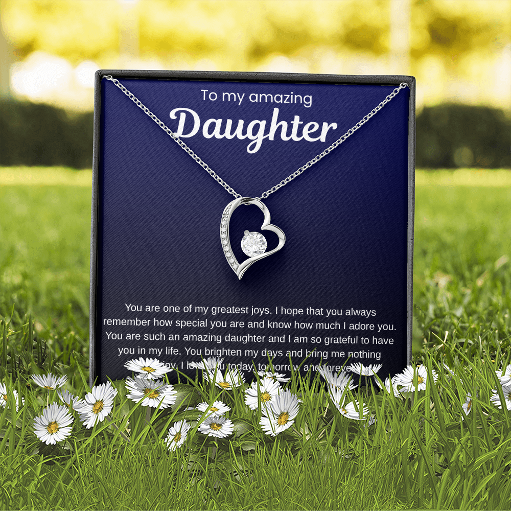 Amazing Daughter  Gift Necklace