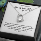 Bonus Daughter Necklace Gifts