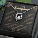Dad To Daughter Love Necklace Gifts