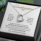 Granddaughter Heart Necklace Gift