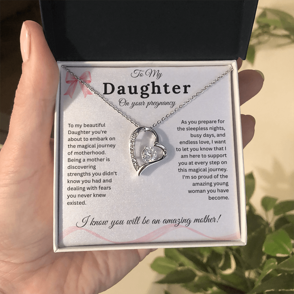 Daughter Pregnancy Gift Necklace