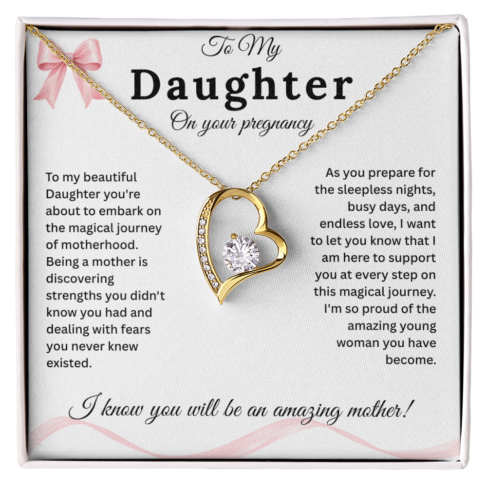 Daughter Pregnancy Gift Necklace