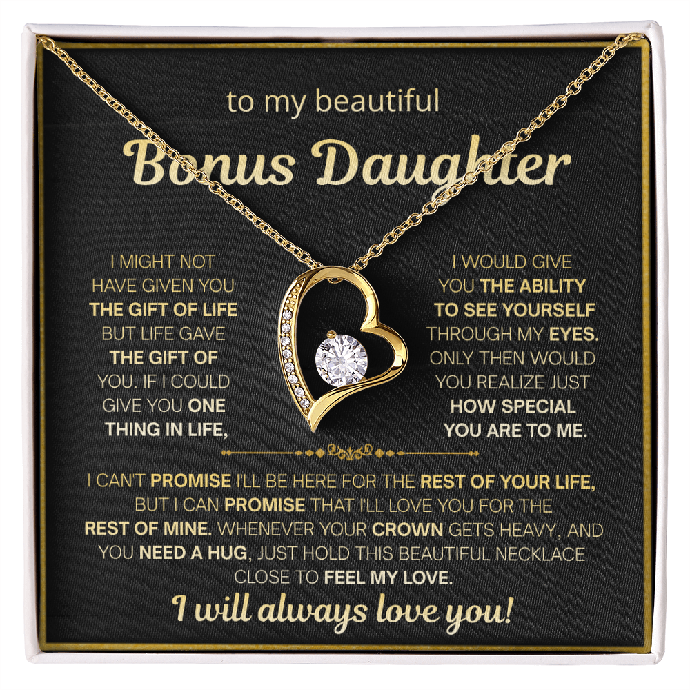 Bonus Daughter Gift Necklace