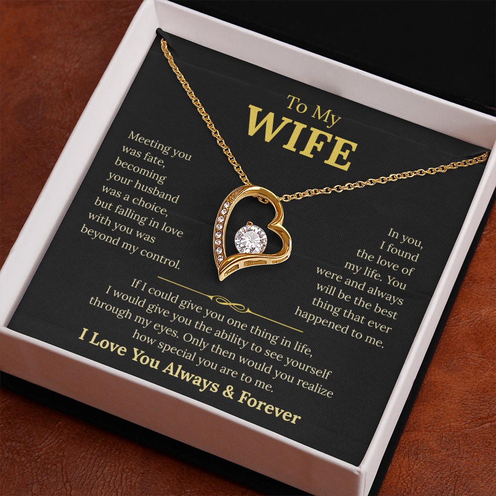 To My Wife Romantic Love Gift