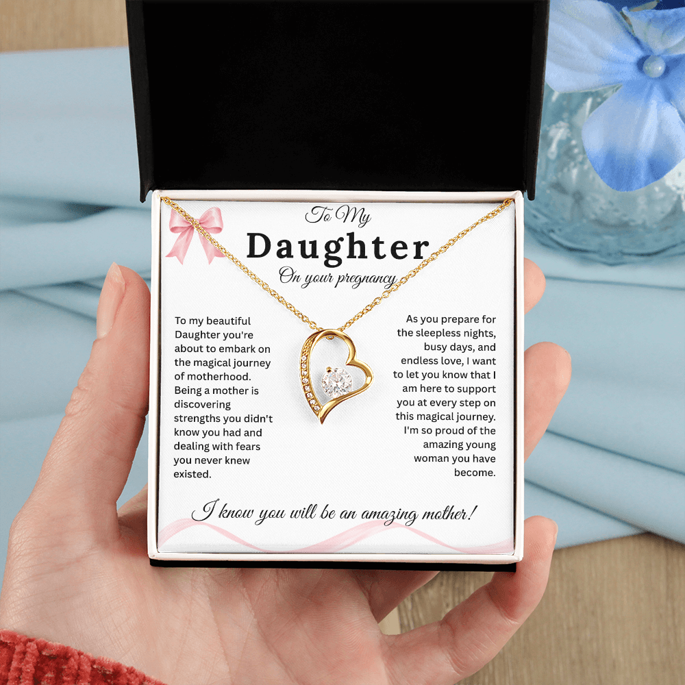 Daughter Pregnancy Gift Necklace