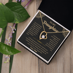 Dad To Daughter Love Necklace Gifts