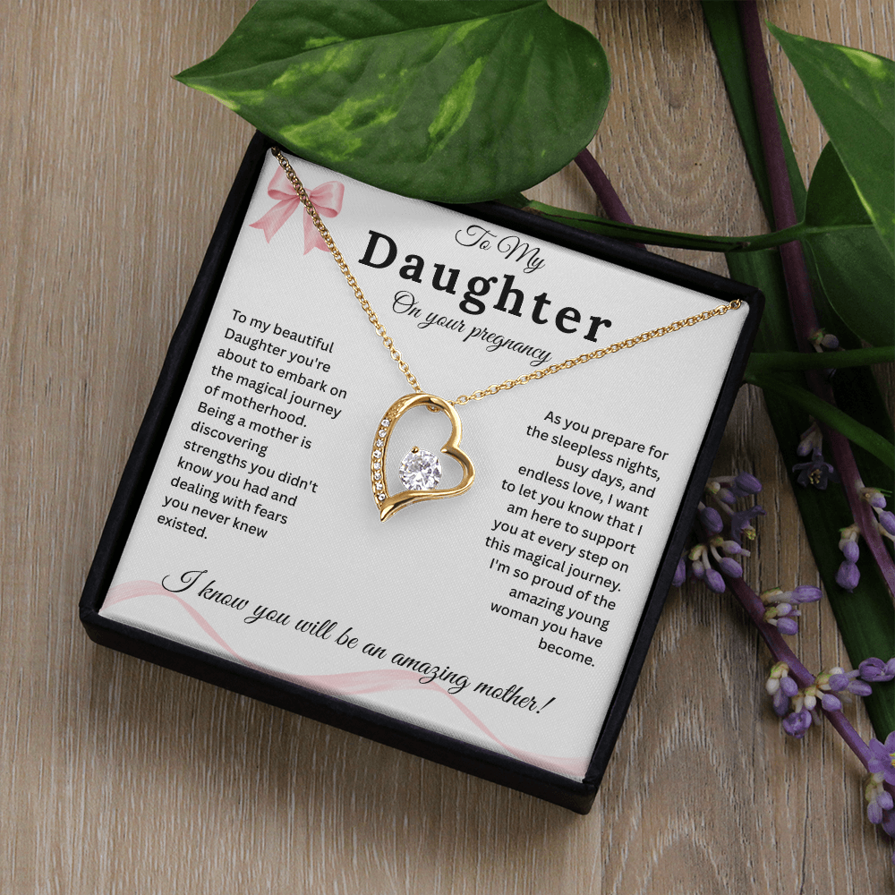 Daughter Pregnancy Gift Necklace