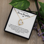 Bonus Daughter Necklace Gifts