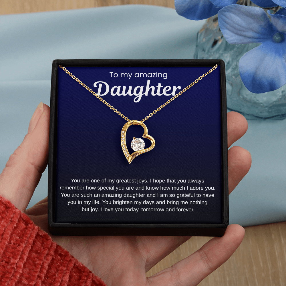 Amazing Daughter  Gift Necklace