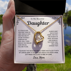 Mom to Daughter Love Necklace