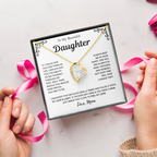 Mom to Daughter Love Necklace