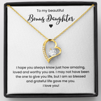 Bonus Daughter Necklace Gifts